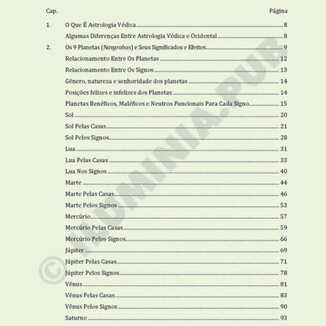 Manual Fundamental de Astrologia Védica, 13a. Edição - Página 3 Manual Fundamental de Astrologia Védica, 13a. Edição - Página 3