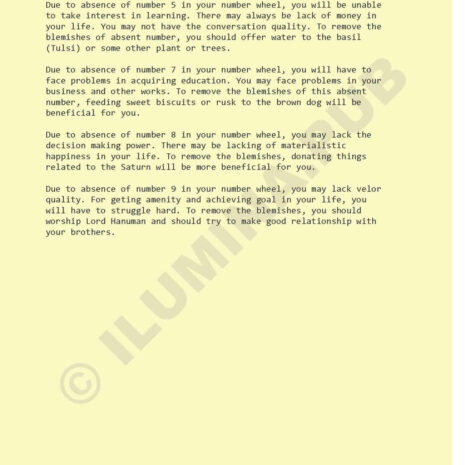 Vedic Numerology Report Vedic Numerology Report - Page 03
