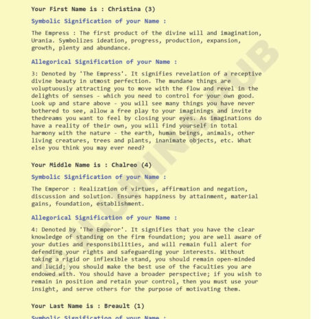 Vedic Numerology Report Vedic Numerology Report - Page 06