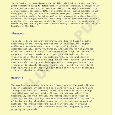 Vedic Numerology Report Vedic Numerology Report - Page 09