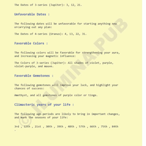 Vedic Numerology Report Vedic Numerology Report - Page 10